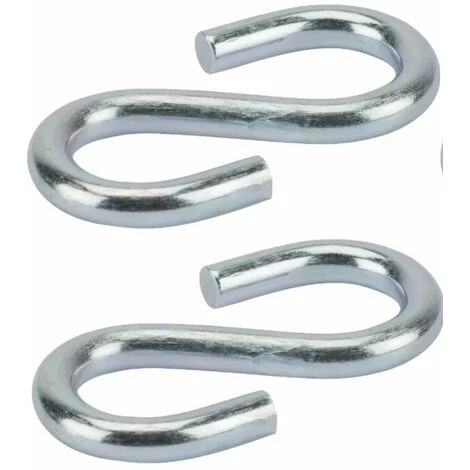 CYCLINGCOLORS 2x Crochet En S Acier Inoxydable Diamètre 5mm Universel Fixation Corde Cuisine Vaisselle Mural Rideau Inox Suspendre Ustensile 1 CYCLINGCOLORS 2x Crochet En S Acier Inoxydable Diamètre 5mm Universel Fixation Corde Cuisine Vaisselle Mural Rideau Inox Suspendre Ustensile