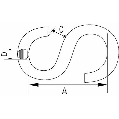 CYCLINGCOLORS 4x Crochet En S Acier Inoxydable Diamètre 4mm Universel Fixation Corde Cuisine Vaisselle Mural Rideau Inox Suspendre Ustensile 2 CYCLINGCOLORS 4x Crochet En S Acier Inoxydable Diamètre 4mm Universel Fixation Corde Cuisine Vaisselle Mural Rideau Inox Suspendre Ustensile – Image 2