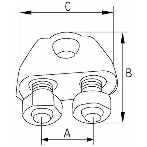CYCLINGCOLORS 2x Serre-câble étrier 3mm En Acier Inoxydable A4 Universel U Clip Câble Métallique Corde Accastillage Marine Bateau Inox 2 CYCLINGCOLORS 2x Serre-câble étrier 3mm En Acier Inoxydable A4 Universel U Clip Câble Métallique Corde Accastillage Marine Bateau Inox – Image 2
