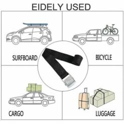 QERSTA Sangle D'arrimage 10 Pièces, Sangles De Cargaison, Attache à Boucle à Came Pour Kayak D'arrimage -Treuil, cric, palan et accessoires Soldes Boutique 67962219 5