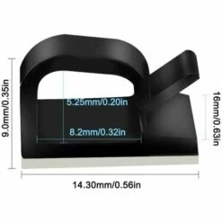 LLOVE Clips Et Attache-câbles Murales 60 Pcs Clips De Câble Adhésif,plastique Organisateurs De Cordon De Câble Clip De Gestion De Stockage De Câble Pour Bureau à Domicile - Noir, Blanc 7 LLOVE Clips Et Attache-câbles Murales 60 Pcs Clips De Câble Adhésif,plastique Organisateurs De Cordon De Câble Clip De Gestion De Stockage De Câble Pour Bureau à Domicile - Noir, Blanc -Treuil, cric, palan et accessoires Soldes Boutique 68014151 3