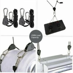 Cisea 1/8 Corde De Levage Plante Lumière Corde Suspendue Longe Tendeur De Corde Roue En Métal Poulie En Plastique 7 Cisea 1/8 Corde De Levage Plante Lumière Corde Suspendue Longe Tendeur De Corde Roue En Métal Poulie En Plastique -Treuil, cric, palan et accessoires Soldes Boutique 68075898 3