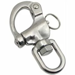 OYLDA Manille à œillet Pivotante En Acier Inoxydable 316 à Dégagement Rapide Pour Chaîne D'ancre De Bateau, Longueur 70 Mm