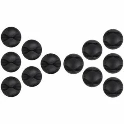 LLOVE Clips Et Attache-câbles Murales Lot De 12 Clips Câble Durable, Range-câbles Et Serre-câbles, Self-adhésif, Organiseur Et Gestion De Câble