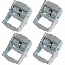 MERéTéET Boucle En Alliage De Zinc, 4 Pièces Boucle En Alliage De Zinc Pour Les Cargaisons D'arrimage Robustes Sangle Tendeur Fixe Boucle à Cliquet(25mm),KoleZy 7 MERéTéET Boucle En Alliage De Zinc, 4 Pièces Boucle En Alliage De Zinc Pour Les Cargaisons D'arrimage Robustes Sangle Tendeur Fixe Boucle à Cliquet(25mm),KoleZy -Treuil, cric, palan et accessoires Soldes Boutique 68274476 3