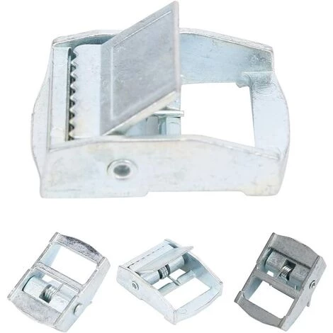 MERéTéET Boucle En Alliage De Zinc, 4 Pièces Boucle En Alliage De Zinc Pour Les Cargaisons D'arrimage Robustes Sangle Tendeur Fixe Boucle à Cliquet(25mm),KoleZy 4 MERéTéET Boucle En Alliage De Zinc, 4 Pièces Boucle En Alliage De Zinc Pour Les Cargaisons D'arrimage Robustes Sangle Tendeur Fixe Boucle à Cliquet(25mm),KoleZy – Image 4