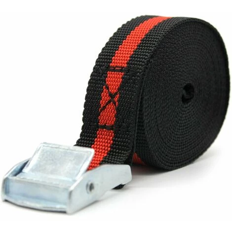 Cisea 2pcs 8 FT Porable Heavy Duty Arrimage Cargo Sangle Bagages Arrimage Forte Sangle À Cliquet Ceinture - AP3257-Z - AP3257-Z 4 Cisea 2pcs 8 FT Porable Heavy Duty Arrimage Cargo Sangle Bagages Arrimage Forte Sangle À Cliquet Ceinture - AP3257-Z - AP3257-Z – Image 4