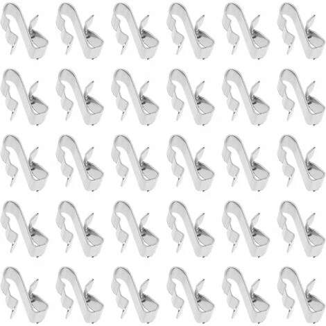 LLOVE 50Pcs Clips De Fil Métallique Pour Remorque Remorque Cadre De Câble Pince Pour Panneau Solaire Sunrunner Solaire Photovoltaïque Clips De Câble 1 LLOVE 50Pcs Clips De Fil Métallique Pour Remorque Remorque Cadre De Câble Pince Pour Panneau Solaire Sunrunner Solaire Photovoltaïque Clips De Câble