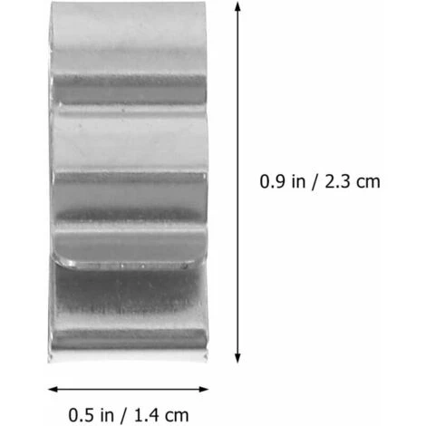 LLOVE 50Pcs Clips De Fil Métallique Pour Remorque Remorque Cadre De Câble Pince Pour Panneau Solaire Sunrunner Solaire Photovoltaïque Clips De Câble 2 LLOVE 50Pcs Clips De Fil Métallique Pour Remorque Remorque Cadre De Câble Pince Pour Panneau Solaire Sunrunner Solaire Photovoltaïque Clips De Câble – Image 2