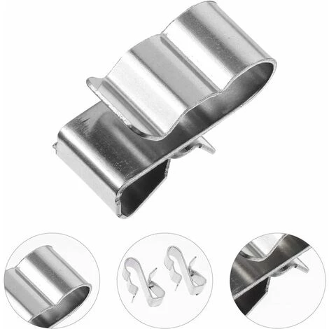 LLOVE 50Pcs Clips De Fil Métallique Pour Remorque Remorque Cadre De Câble Pince Pour Panneau Solaire Sunrunner Solaire Photovoltaïque Clips De Câble 3 LLOVE 50Pcs Clips De Fil Métallique Pour Remorque Remorque Cadre De Câble Pince Pour Panneau Solaire Sunrunner Solaire Photovoltaïque Clips De Câble – Image 3