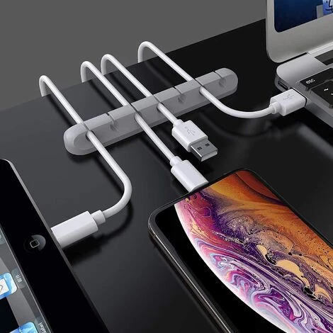 YIDOMDE Support De Cable Serre-cables Gestion Des Cables, Paquet De 3 Pinces Pour Cables Gestion Des Cables Organisateur De Cables Gestion Des Cables Polyvalente-B 2 YIDOMDE Support De Cable Serre-cables Gestion Des Cables, Paquet De 3 Pinces Pour Cables Gestion Des Cables Organisateur De Cables Gestion Des Cables Polyvalente-B – Image 2