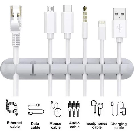 YIDOMDE Support De Cable Serre-cables Gestion Des Cables, Paquet De 3 Pinces Pour Cables Gestion Des Cables Organisateur De Cables Gestion Des Cables Polyvalente-B 5 YIDOMDE Support De Cable Serre-cables Gestion Des Cables, Paquet De 3 Pinces Pour Cables Gestion Des Cables Organisateur De Cables Gestion Des Cables Polyvalente-B – Image 5