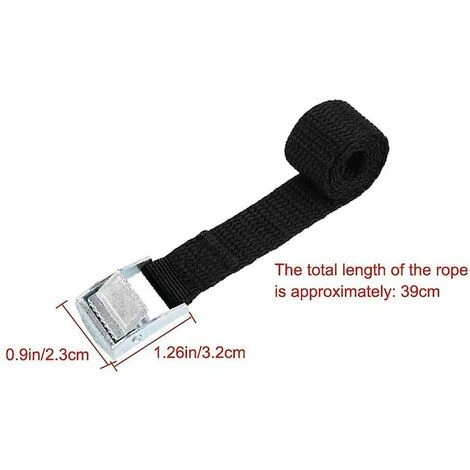 MONLY Sangle D'arrimage 10 Pièces, Sangles De Cargaison, Attache à Boucle à Came Pour Kayak D'arrimage 2 MONLY Sangle D'arrimage 10 Pièces, Sangles De Cargaison, Attache à Boucle à Came Pour Kayak D'arrimage – Image 2