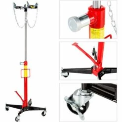 TECTAKE V?rin De Fosse Hydraulique Support Moteur 500 Kg Réglable En Acier - Rouge -Treuil, cric, palan et accessoires Soldes Boutique 7514425 3