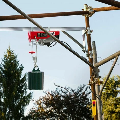 AREBOS Treuil Palan électrique | 300/600 Kg | 1050W | Treuil Palan à Chaine à Levier | Treuil Palan à Ascenseur Levage Pour Avec Télécommande, Pour Chariot Élévateur, Entrepôts, Chantiers - Rouge 2 AREBOS Treuil Palan électrique | 300/600 Kg | 1050W | Treuil Palan à Chaine à Levier | Treuil Palan à Ascenseur Levage Pour Avec Télécommande, Pour Chariot Élévateur, Entrepôts, Chantiers - Rouge – Image 2