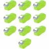 VidaXL Sangle 10 Pcs 0,25 Tonne 5 M X 25 Mm Vert Fluorescent - Vert
