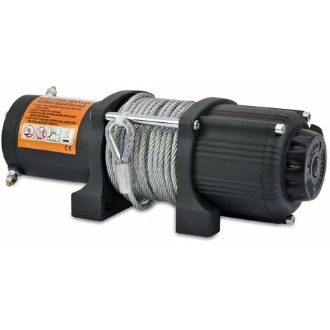 WinchPro - Treuil Électrique 12V 2000kg/4500lbs, Câble D'acier De 15m, 2 Télécommandes (1 Sans Fil, 1 Câble), Plaque De Montage, Idéal Pour Atv, Buggies, Remorques, Quads Et Bateaux 2 WinchPro - Treuil Électrique 12V 2000kg/4500lbs, Câble D'acier De 15m, 2 Télécommandes (1 Sans Fil, 1 Câble), Plaque De Montage, Idéal Pour Atv, Buggies, Remorques, Quads Et Bateaux – Image 2