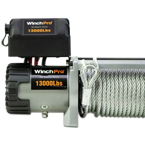 WinchPro - Treuil Électrique 12V 5900kg/13000lbs, Câble En Acier De 26m, 2 Télécommandes Incluses (1 Sans Fil, 1 Câble), Pour Tout-terrain, 4x4, Remorques 5 WinchPro - Treuil Électrique 12V 5900kg/13000lbs, Câble En Acier De 26m, 2 Télécommandes Incluses (1 Sans Fil, 1 Câble), Pour Tout-terrain, 4x4, Remorques – Image 5