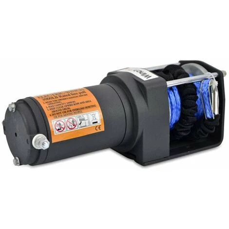 WinchPro - Treuil Électrique 12V 1360kg/3000lbs, Corde Synthétique Dyneema De 12m, 2 Télécommandes (1 Sans Fil, 1 Avec Câble), Plaque De Montage, Idéal Pour Atv, Buggies, Remorques, Quads 2 WinchPro - Treuil Électrique 12V 1360kg/3000lbs, Corde Synthétique Dyneema De 12m, 2 Télécommandes (1 Sans Fil, 1 Avec Câble), Plaque De Montage, Idéal Pour Atv, Buggies, Remorques, Quads – Image 2