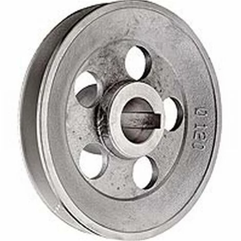 HELIOTRADE Poulie Pour Moteur Electrique 120 Mm Entraxe 19 Mm 3 HELIOTRADE Poulie Pour Moteur Electrique 120 Mm Entraxe 19 Mm – Image 3