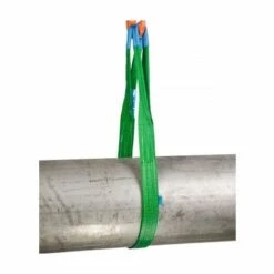 WEBSILOR Elingue Sangle Plate - CMU 2000 Kg - Longueur Utile : 1M - Longueur : 1M - Hauteur De Levée : 1M - Ecartement X Longueur :