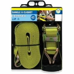 TERRE JARDIN Sangle D'arrimage à Cliquet 8 Mètres 4500 Kg