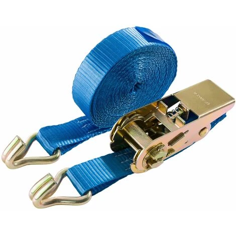 AREBOS 10x Sangle D'Arrimage à Cliquet 800 Kg, 6 M - Bleu 3 AREBOS 10x Sangle D'Arrimage à Cliquet 800 Kg, 6 M - Bleu – Image 3