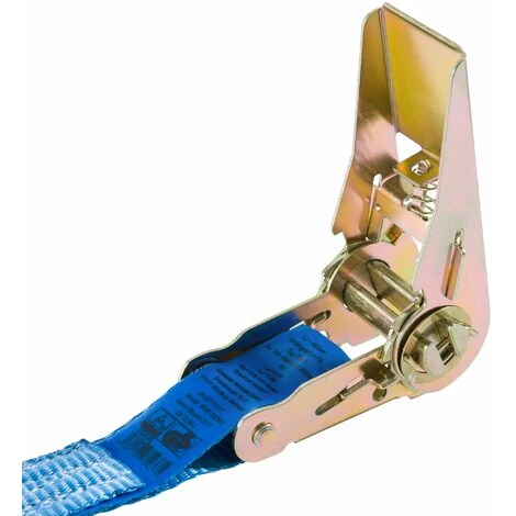 AREBOS 10x Sangle D'Arrimage à Cliquet 800 Kg, 6 M - Bleu 5 AREBOS 10x Sangle D'Arrimage à Cliquet 800 Kg, 6 M - Bleu – Image 5