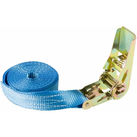 AREBOS 10 X Sangle D'Arrimage | Sangle à Cliquet Sangles | Pour Transport Moto | Camion Sangle Arrimage | Courroies De Tension Pour Camping-car | 4m X 25mm | 800 DaN | En Une Partie - Bleu 5 AREBOS 10 X Sangle D'Arrimage | Sangle à Cliquet Sangles | Pour Transport Moto | Camion Sangle Arrimage | Courroies De Tension Pour Camping-car | 4m X 25mm | 800 DaN | En Une Partie - Bleu – Image 5