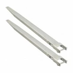 WEBSILOR Rallonges Fourches Galvanisée Avec Axe à Goupiller - Fermées Sur Le Dessous - Longueur : 1800mm - Hauteur De Levée : 1800mm - Ecartement X Longueur :