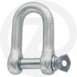 UNIVERSEL Manilles D Droites, 9/16"