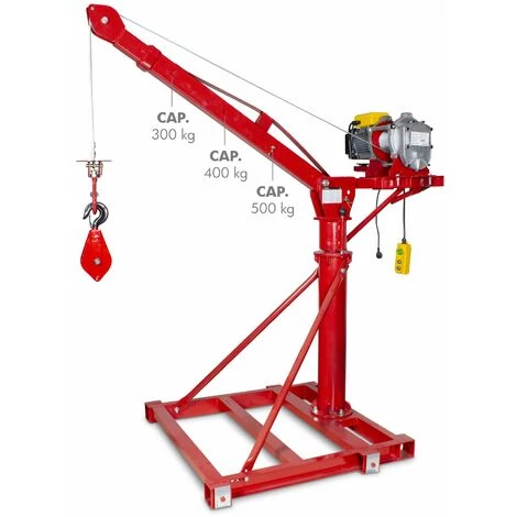 Grue Mobile 500 Kg Avec Palan électrique 230 V MW-Tools BK500 1 Grue Mobile 500 Kg Avec Palan électrique 230 V MW-Tools BK500